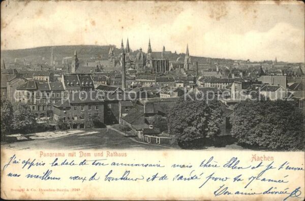 Aachen Dom Rathaus
