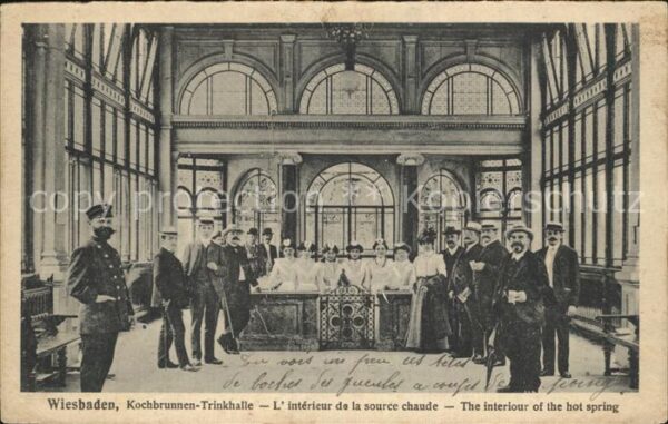 Wiesbaden Kochbrunnen Trinkhalle