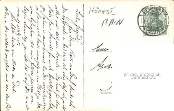 Hoechst Main Mann mit Hut – Bild 2