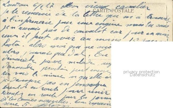 Landau Pfalz La Queich Petite Venise Occuption francaise Landau 1919 – Bild 2