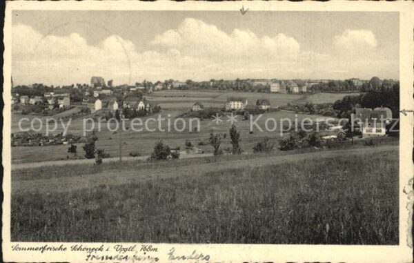 Schoeneck Vogtland Sommerfrische Panorama