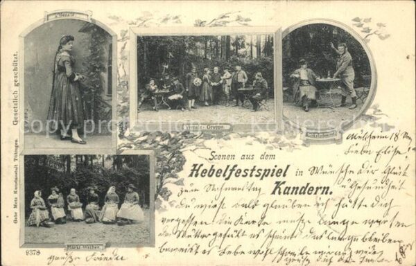 Kandern Hebelfestival Vrenele Markt Weiber Zitklelschmied
