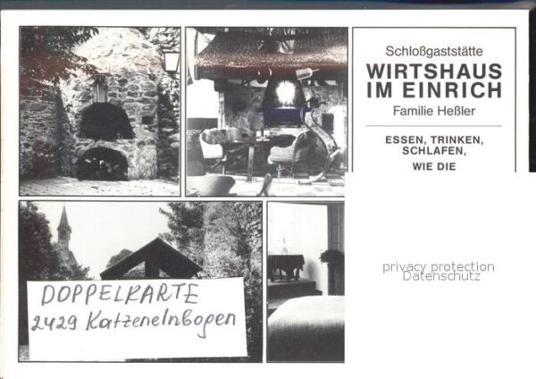 Katzenelnbogen Schlossgaststaette Wirtshaus im Einrich Grill Terrasse Gaestezimm – Bild 2
