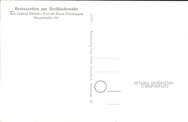 Friedlingen Restauration zur Dreilaenderecke – Bild 2