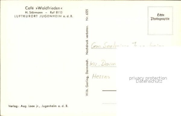 Jugenheim Seeheim-Jugenheim Cafe Waldfrieden – Bild 2