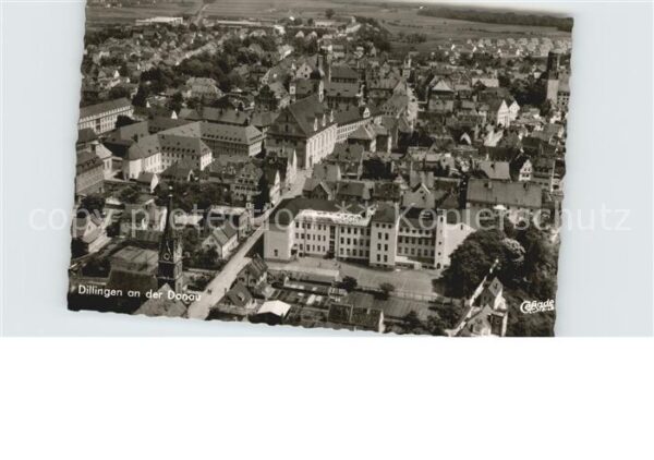 Dillingen Donau Fliegeraufnahme