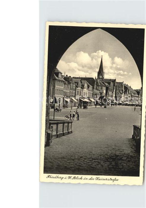 Friedberg Hessen Blick in die Kaiserstrasse