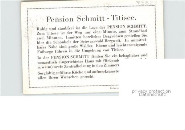 Titisee mit Pension Schmitt Villa Elisabeth – Bild 2