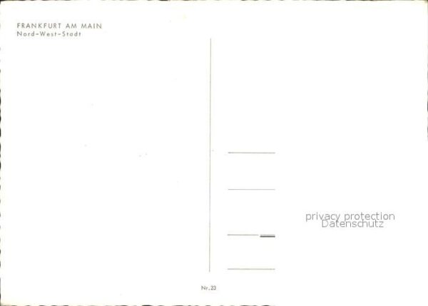 Frankfurt Main Nord West Stadt – Bild 2