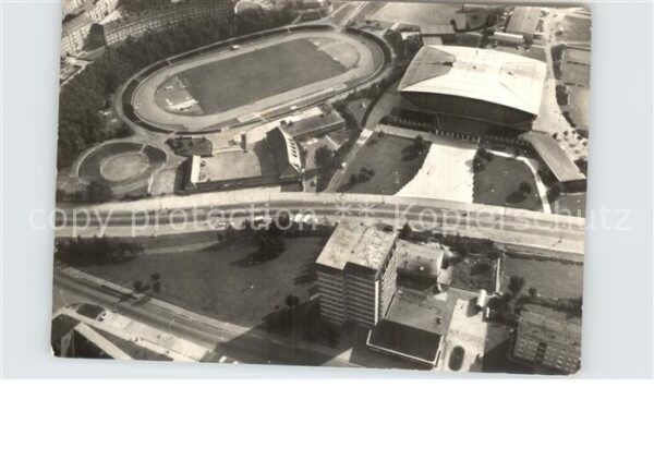 Schwerin Mecklenburg Stadion Fliegeraufnahme