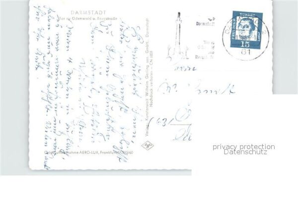 Darmstadt Fliegeraufnahme – Bild 2