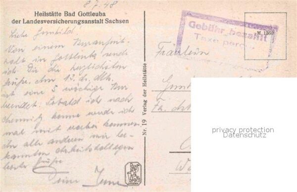 Bad Gottleuba-Berggiesshuebel Heilstaette – Bild 2