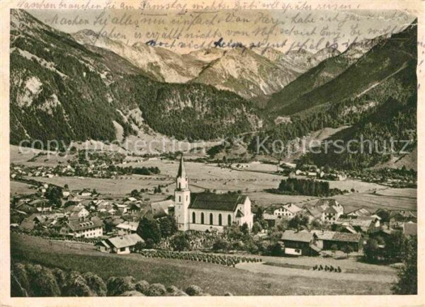 Hindelang Kirche Panorama