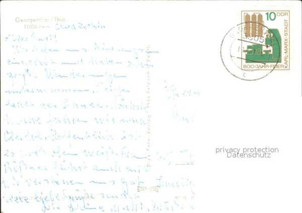Georgenthal Gotha FDGB Heim 1971 – Bild 2