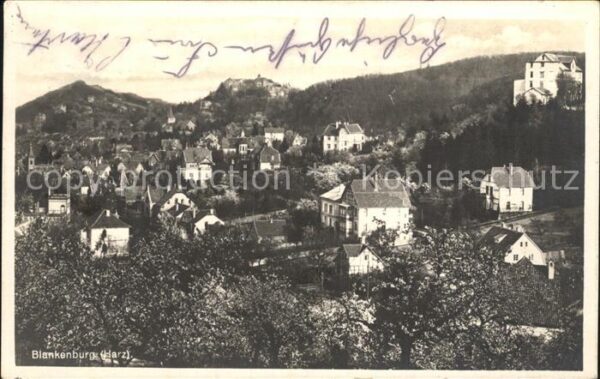Blankenburg Harz Teilansicht
