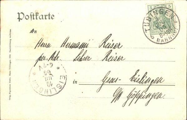 Tuebingen Teilansicht Schloss – Bild 2