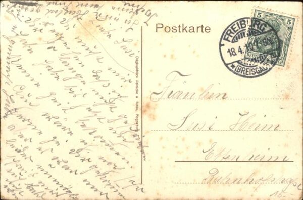 Freiburg Breisgau Schwabenbruecke und Schwabentor Reiter – Bild 2