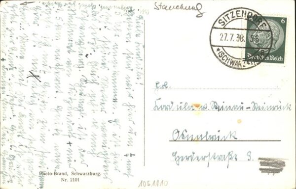 Sitzendorf Thueringen Teilansicht mit Hotel Zur Linde Haus Schoenberg – Bild 2