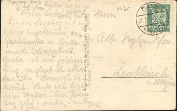 Calw Ortsansicht – Bild 2