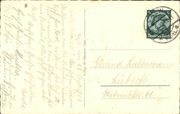 Calw Bahnhof und Spoehrersche Handelsschule – Bild 2