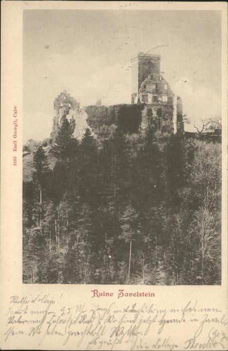 Zavelstein Ruine Zavelstein
