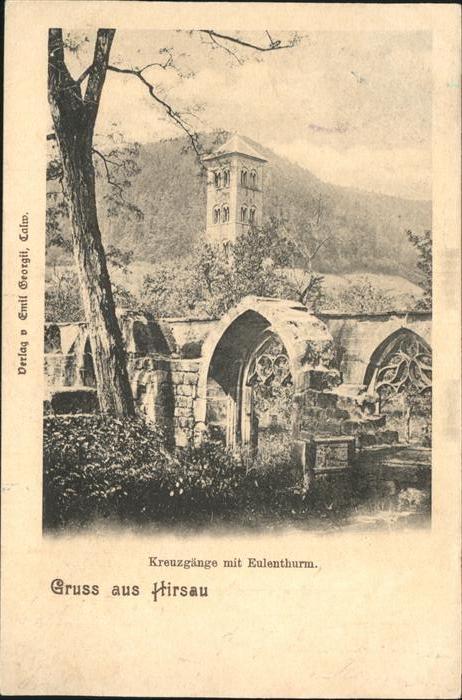 Hirsau Kloster Kreuzgaenge mit Eulenturm