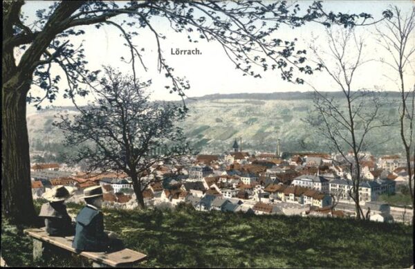 Loerrach Blick auf die Stadt