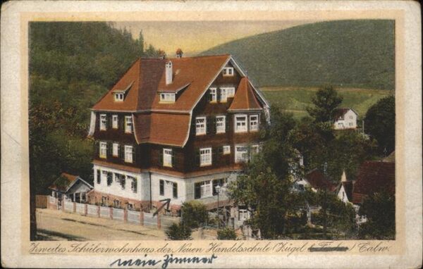Calw Zweites Schuelerwohnhaus der Neuen Handelsschule