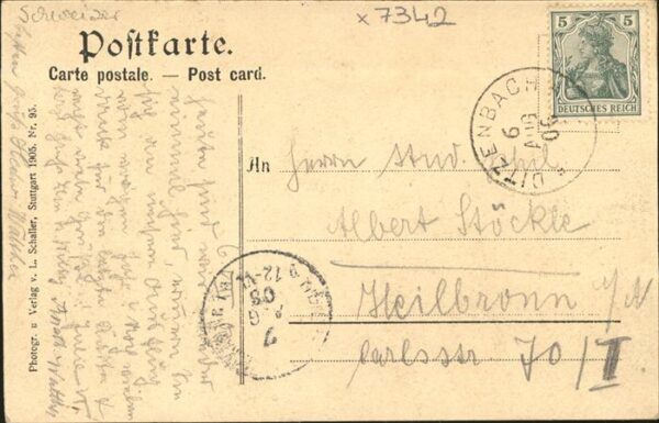 Ditzenbach Neues Kurhaus mit Garten und Wasserfuellhaus – Bild 2