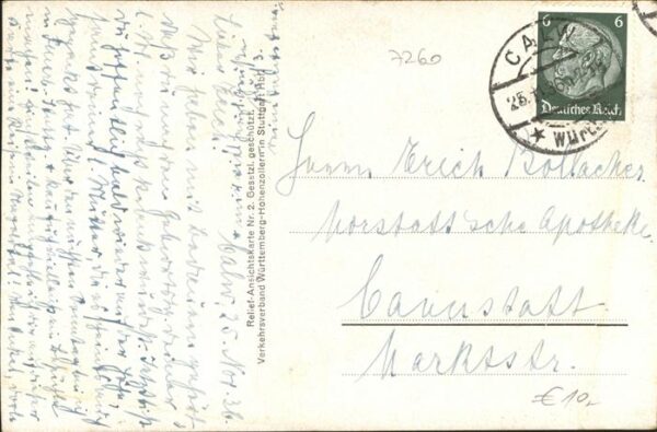 Calw Reliefkarte Calw und Umgebung – Bild 2