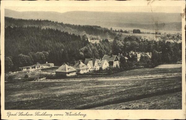 Bad Sachsa Harz Suedhang vom Wartberg