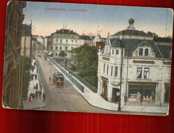 Saarbruecken Luisenbruecke Strassenbahn