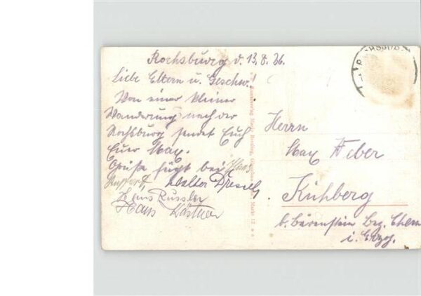 Lunzenau Graefliche Schoenburg Schloss Rochsburg Haengebruecke Zwickauer Mulde – Bild 2