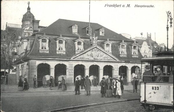 Frankfurt Main Hauptwache Strassenbahn