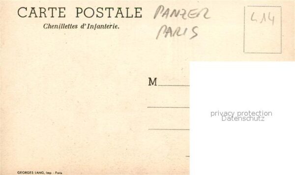 Militaria Panzer Paris Chenillettes d Infanterie – Bild 2