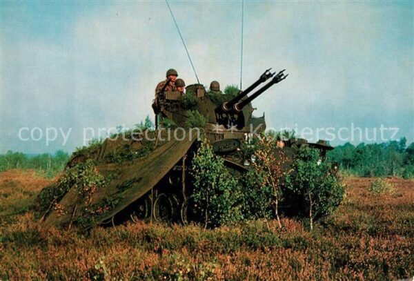 Militaria Panzer M 42 Panzerflakzwilling Deutsche Bundeswehr