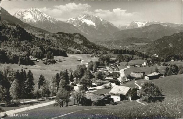 Oberau Berchtesgaden Watzmann Hochkalter Reiteralpe
