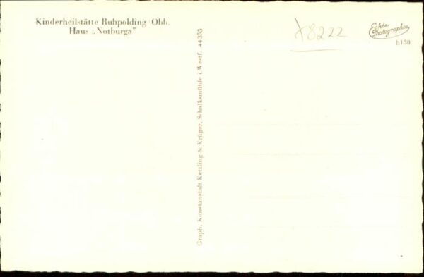 Ruhpolding Kinderheilstaette Haus Norburga – Bild 2