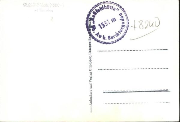 Berchtesgaden Au Rossfeldhuette – Bild 2