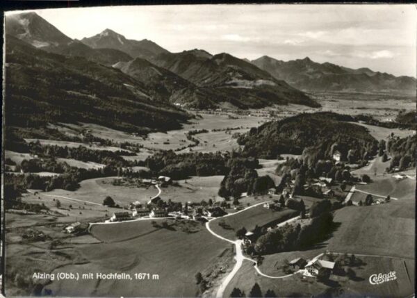 Alzing Traunstein Hochfelln Fliegeraufnahme