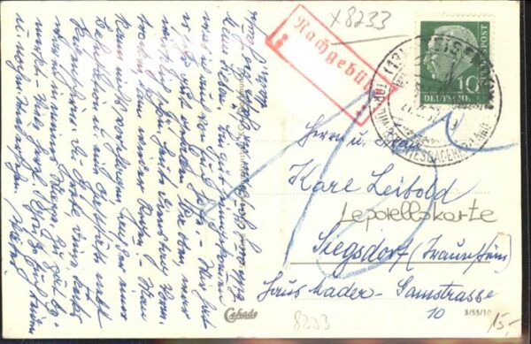 Anger Bad Reichenhall Anger Leporellokarte Wanderer – Bild 2