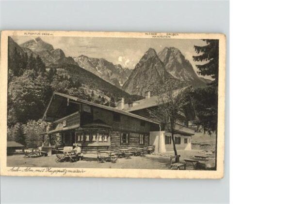 Garmisch-Partenkirchen Garmisch Pension Cafe Aule-Alm