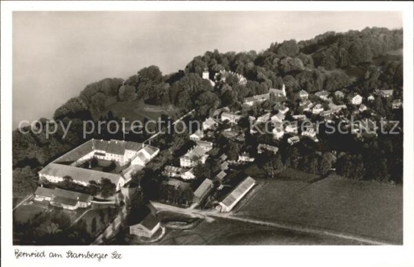 Bernried Starnberger See Fliegeraufnahme