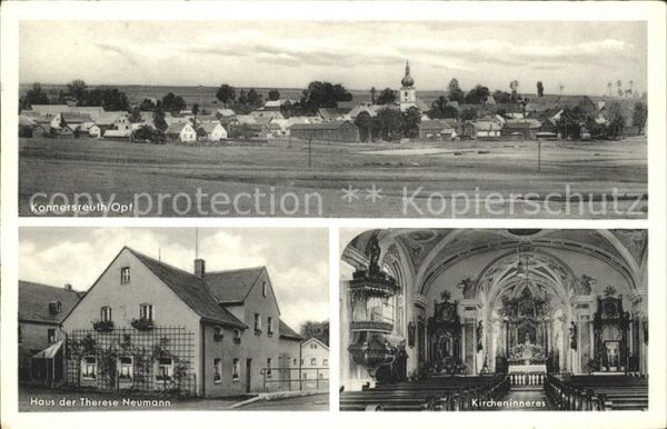 Konnersreuth Oberpfalz Haus der Therese Neumann Kircheninneres