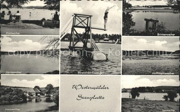 Freilingen Westerwald Strandbad Weiher Seenplatte