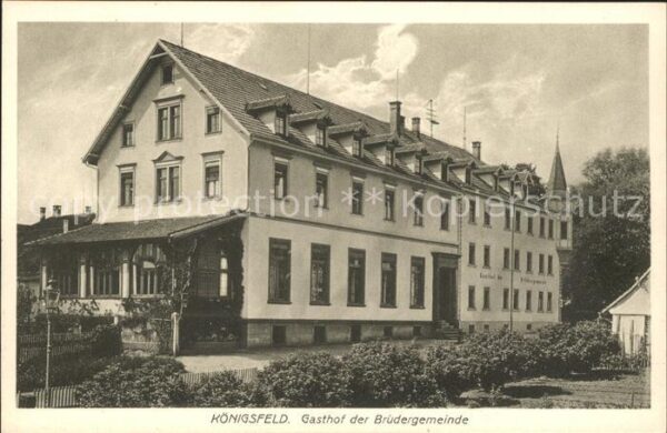 Koenigsfeld Schwarzwald Gasthof der Bruedergemeinde