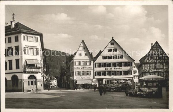 Urach Bad Marktplatz Hotel Krone