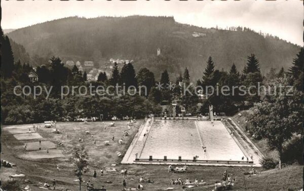 Triberg Schwarzwald Waldsportbad Schwimmbad