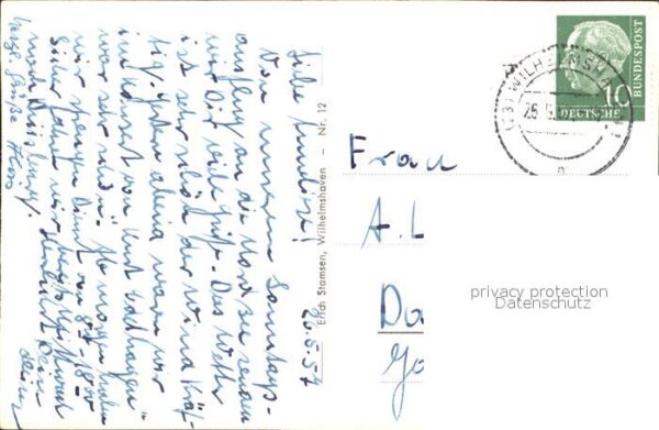 Wilhelmshaven Rathaus Bahnhof Ehrenfriedhof Neuender Kirche – Bild 2