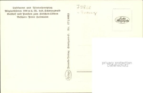 Altglashuetten Gasthof-Pension Zum Hirschen-Loewen – Bild 2
